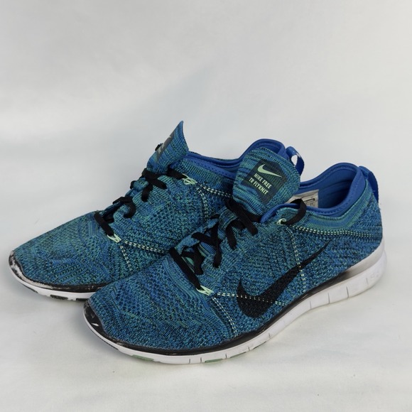 Nike Free TR Flyknit Blue Womens Size 8 EUC! - Picture 1 of 11